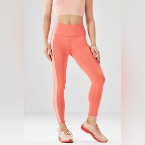 Fabletics Magnolia Coral High Waisted 7/8 Power Hold Leggings, NWT